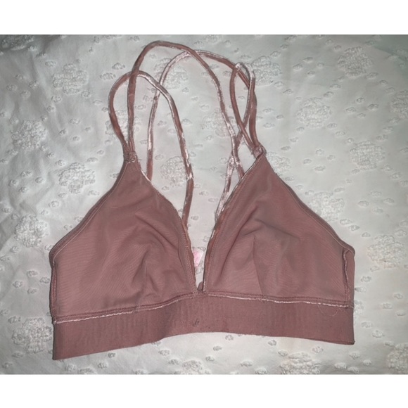 Velvet Pink Bralette - Picture 3 of 6